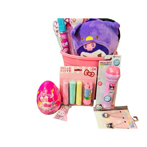 Hello Kitty hello friendship silk touch 40 by 50 Kuromi Easter plush - Picture 4 of 4